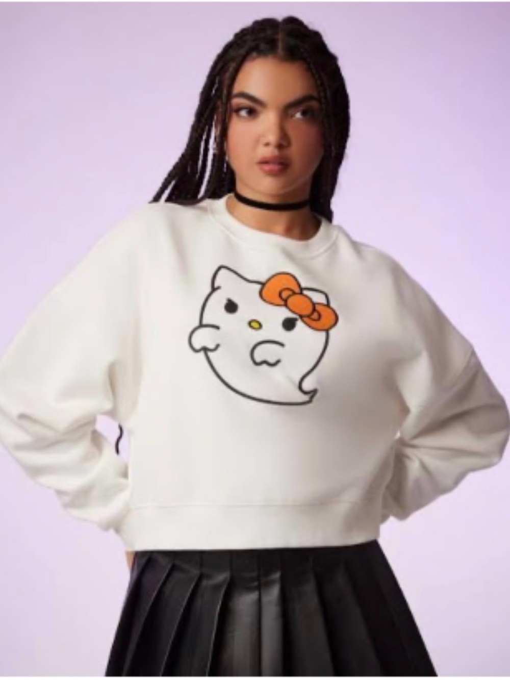 HELLO KITTY X Forever 21 Halloween Ghost Sweatshirt